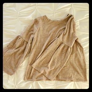 Bell sleeved sweater